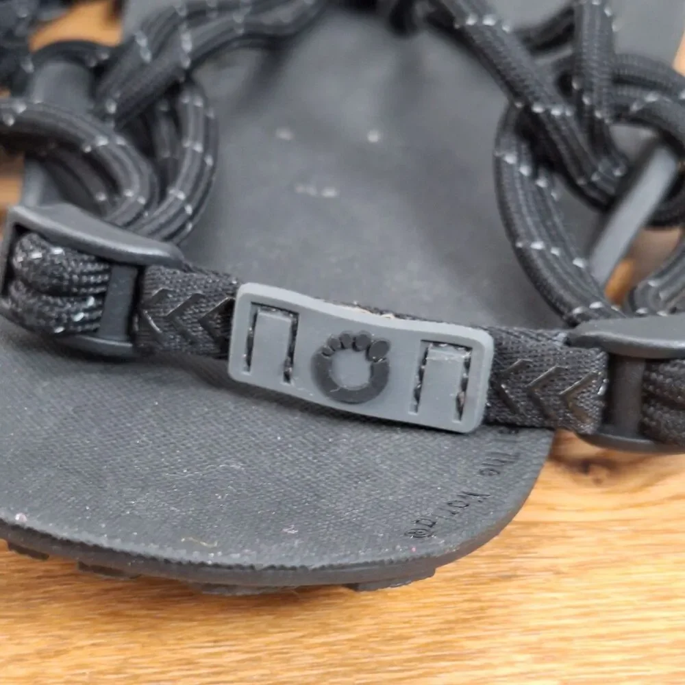 XERO Shoes Genesis Barefoot Rope Sandals Men's 14 Black Minimalist Flexible